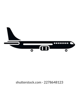 Trip airplane icon simple vector. Airport transfer. Travel hotel