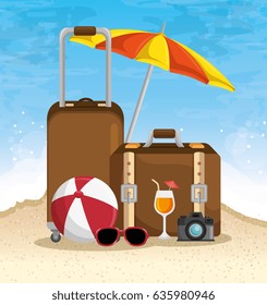 Trip to the beach design