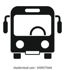 Trip bus icon. Simple illustration of trip bus vector icon for web design isolated on white background