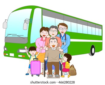 The trip by bus which is pleasant for families. 