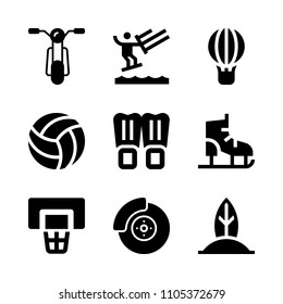 trip, happiness, free and old icons in Sport vector set. Graphics for web and design