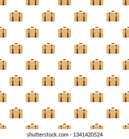 Trip leather bag pattern seamless vector repeat for any web design