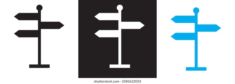 Trip and navigation  icon .  Travel, location, journey, road, map icons. isolated on white and black background. vector illustration. EPS 10