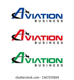 Trip Travel aviation and tour logo concept