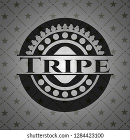 Tripe dark icon or emblem