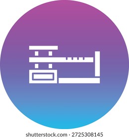 Icono de Vector de triple haz. Se puede utilizar para aplicaciones de impresión, móviles y de Web.
