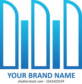 Triple Diagram and Logo Vector Design