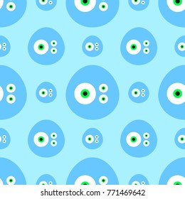 
triple eyes monster pattern