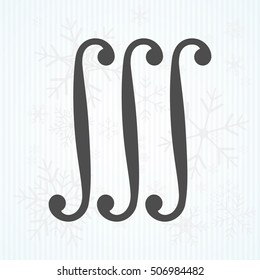 triple integral, mathematical signs