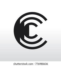 Triple Letter C Logo