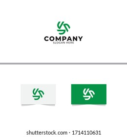 Triple Letter C Logo Design Template