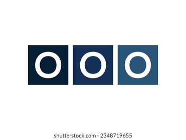 Triple letter square logo design, multi Letter box symbol vector. iconic letter logo. square letter symbol. lettering monogram