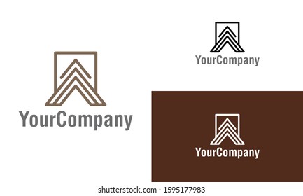 Triple linear letter A logo icon design template elements. Simple minimalist template graphic illustration. Creative vector emblem, for icon or design concept.