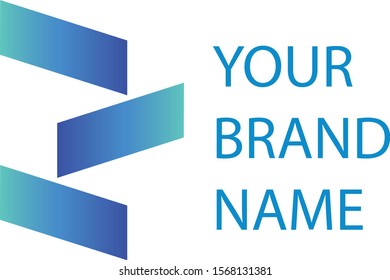 Triple Lines Stripes Logo Vector Design