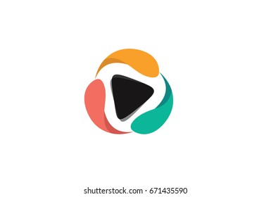 Play Button Logo Images Stock Photos Vectors Shutterstock