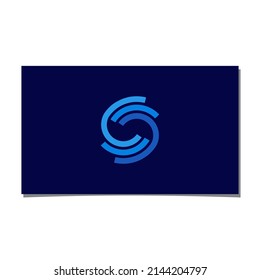 TRIPLE S ROTATION LOGO DESIGN VECTOR