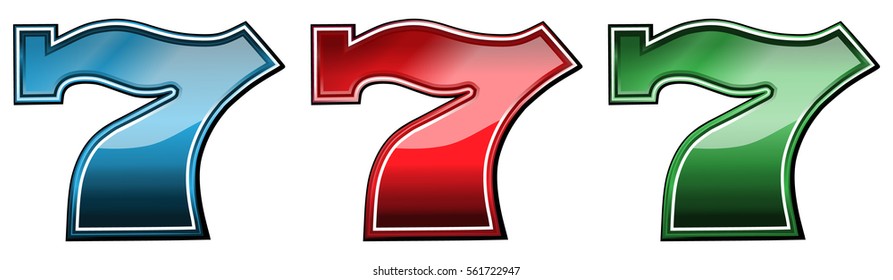 triple seven slots machine symbol