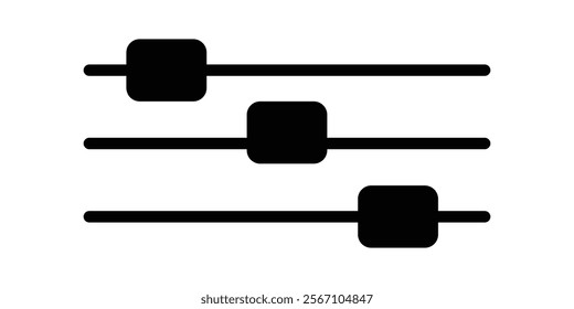 Triple Slider Control: Interface Design Element