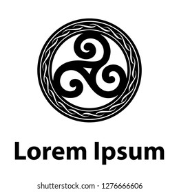 Triple Spiral, ancient Celtic symbol
