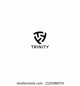 Triple T trinity Logo Design Vector