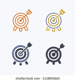 Tripod Bullseye - Pastel Icons. A professional, pixel-aligned icon.