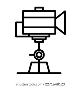 Tripod Camera Icon Design For Personal And Commercial Use