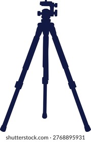 A tripod, camera support, stable base, photography tool. Adjustable legs.