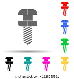 a tripod of dental multi color style icon. Simple glyph, flat vector of dental icons for ui and ux, website or mobile application