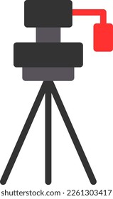 Tripod Flat Vector Icon Design