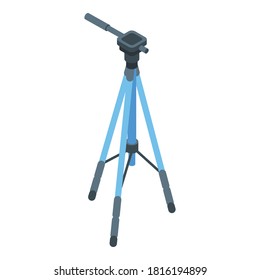 Tripod holder icon. Isometric of tripod holder vector icon for web design isolated on white background