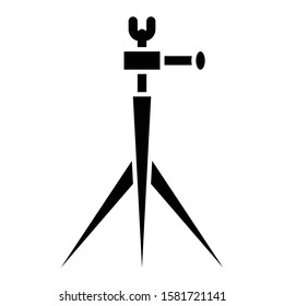 tripod icon glyph vector design
