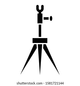 tripod icon glyph vector design