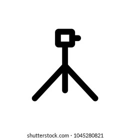 Tripod icon illustration isolated vector sign symbol