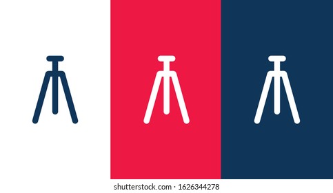 Tripod icon illustration isolated vector sign symbol