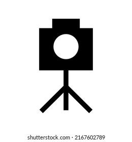 tripod icon or logo isolated sign symbol vector illustration - high quality black style vector icons
