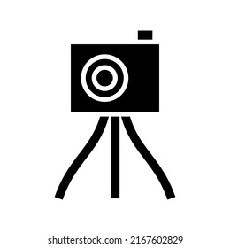 tripod icon or logo isolated sign symbol vector illustration - high quality black style vector icons
