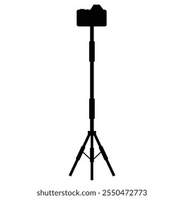 Tripod Icon for Photography and Camera Equipment Design