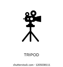 Tripod icon. Tripod symbol design from Cinema collection. Simple element vector illustration on white background.