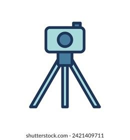 tripod icon symbol vector template