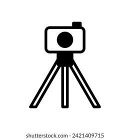 tripod icon symbol vector template