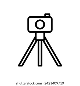 tripod icon symbol vector template