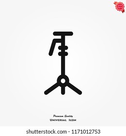 Tripod icon vector