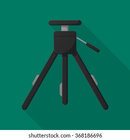 Tripod Icon Vector.