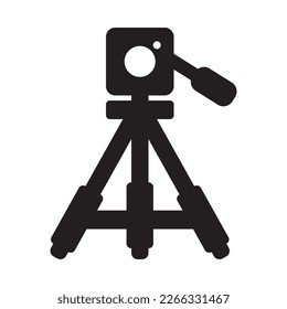 tripod icon vector illustration logo design