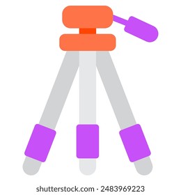 Tripod icon for web, app, infographic, etc