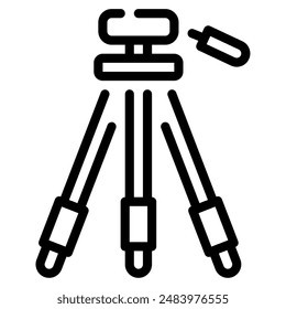 Tripod icon for web, app, infographic, etc