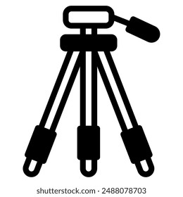 Tripod icon for web, app, infographic, etc