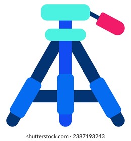 Tripod icon for web, UIUX, infographic, etc