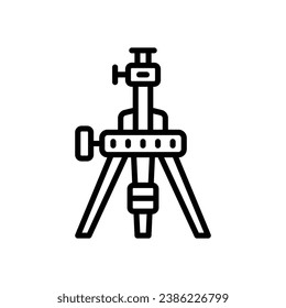 tripod line icon. vector icon for your website, mobile, presentation, and logo design.