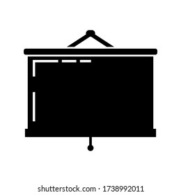 tripod screen  icon or logo isolated sign symbol vector illustration - high quality black style vector icons

